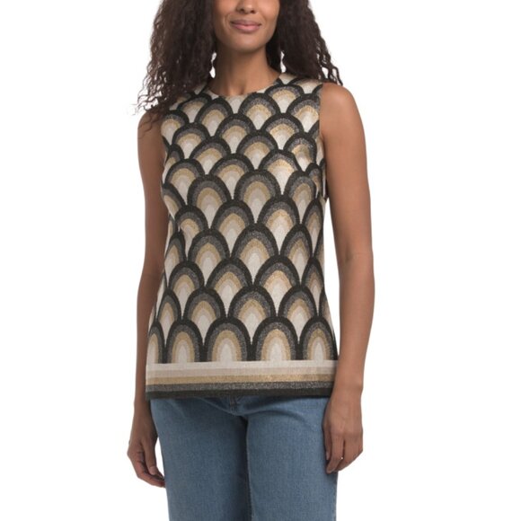 TRINA TURK Multi Haruto Top - Picture 1 of 2